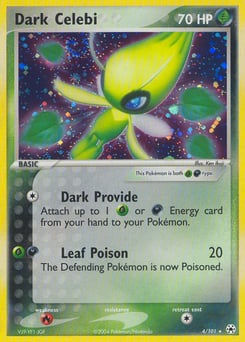 Dark Celebi – Rare Holo – Hidden Legends