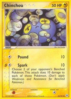 Chinchou – Common – Hidden Legends