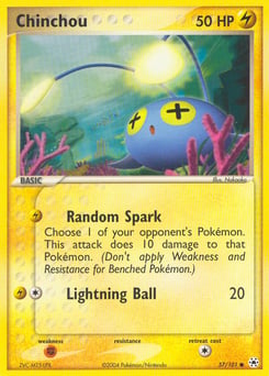 Chinchou – Common – Hidden Legends
