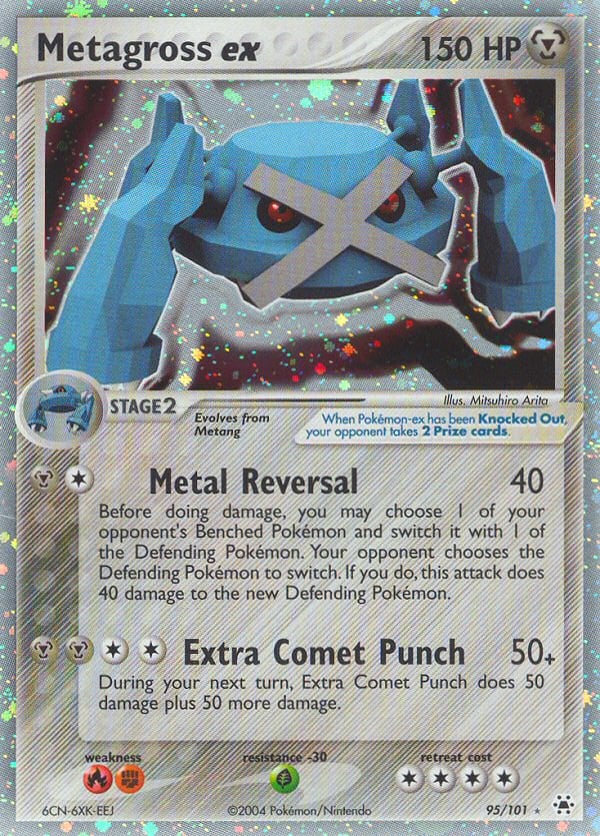 Metagross ex – Rare Holo EX – Hidden Legends