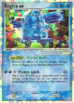 Regice ex – Rare Holo EX – Hidden Legends