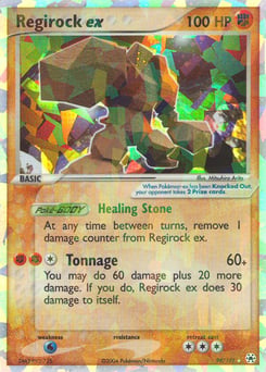Regirock ex – Rare Holo EX – Hidden Legends