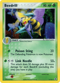 Beedrill – Rare Holo – FireRed & LeafGreen