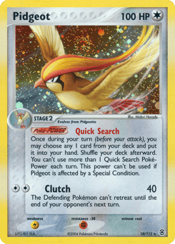 Pidgeot – Rare Holo – FireRed & LeafGreen
