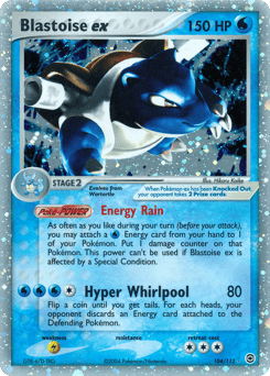 Blastoise ex – Rare Holo EX – FireRed & LeafGreen