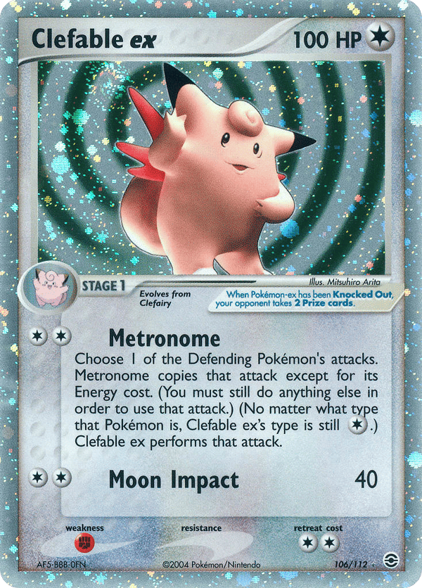 Clefable ex – FireRed & LeafGreen