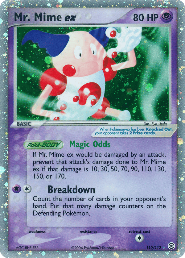 Mr. Mime ex – Rare Holo EX – FireRed & LeafGreen