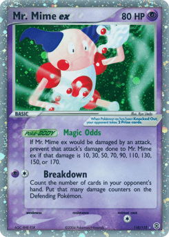 Mr. Mime ex – Rare Holo EX – FireRed & LeafGreen