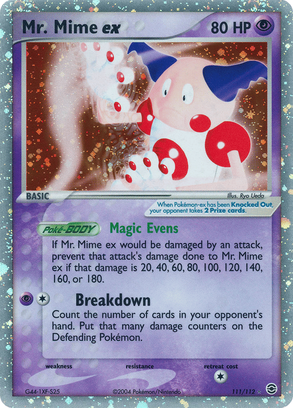 Mr. Mime ex – Rare Holo EX – FireRed & LeafGreen