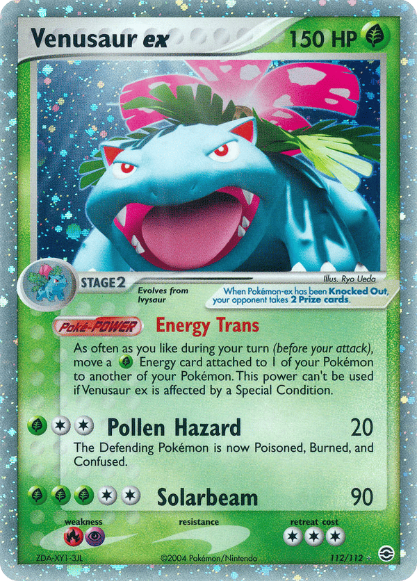 Venusaur ex – Rare Holo EX – FireRed & LeafGreen