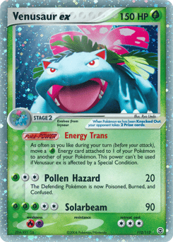 Venusaur ex – Rare Holo EX – FireRed & LeafGreen