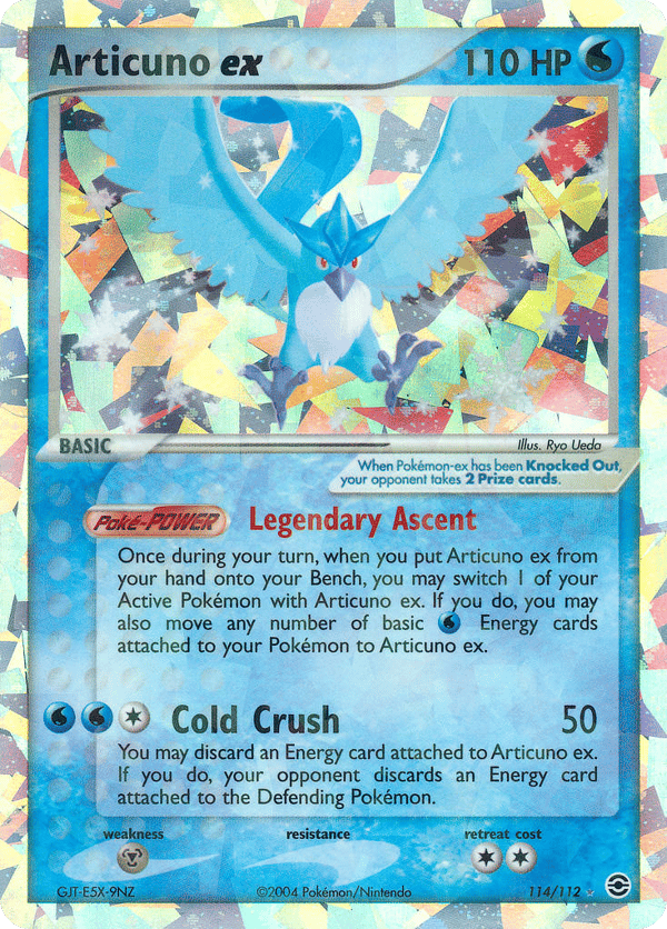 Articuno ex – Rare Secret – FireRed & LeafGreen