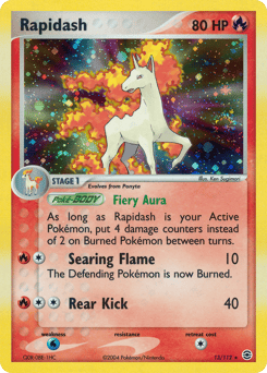 Rapidash – Rare Holo – FireRed & LeafGreen