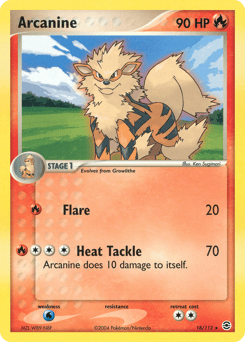 Arcanine – Rare – FireRed & LeafGreen