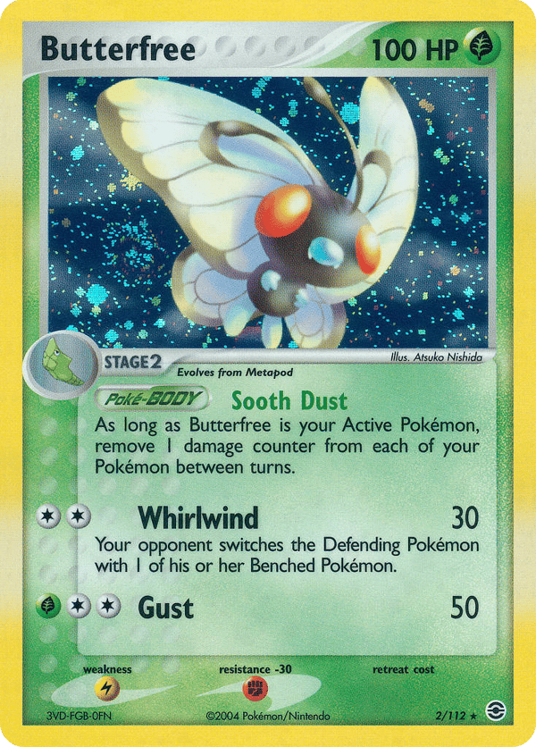 Butterfree – Rare Holo – FireRed & LeafGreen