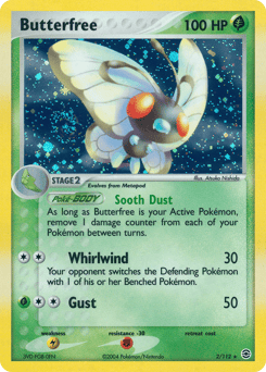 Butterfree – Rare Holo – FireRed & LeafGreen