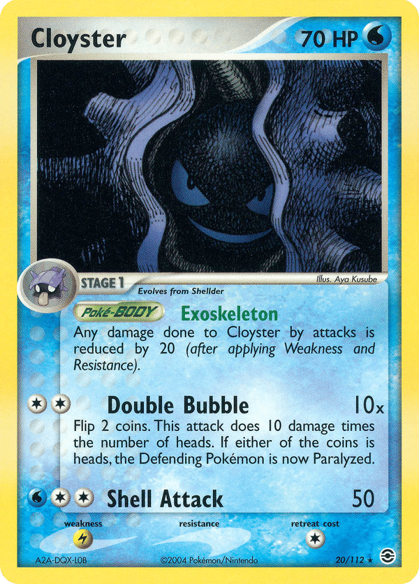 Cloyster – Rare – FireRed & LeafGreen