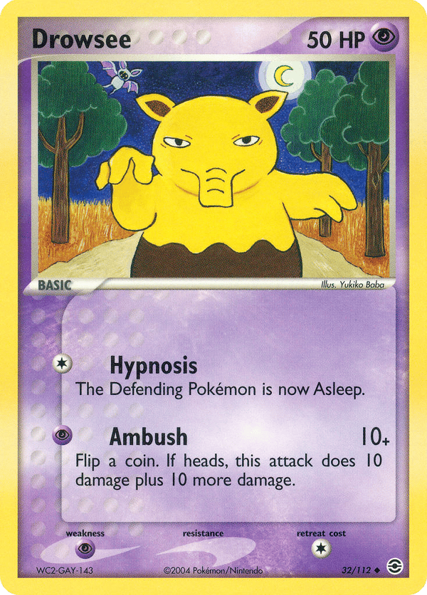 Drowzee – FireRed & LeafGreen