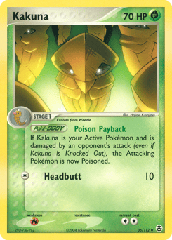 Kakuna – Uncommon – FireRed & LeafGreen