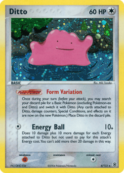 Ditto – Rare Holo – FireRed & LeafGreen