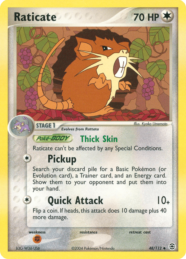Raticate – Uncommon – FireRed & LeafGreen