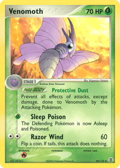 Venomoth – Uncommon – FireRed & LeafGreen