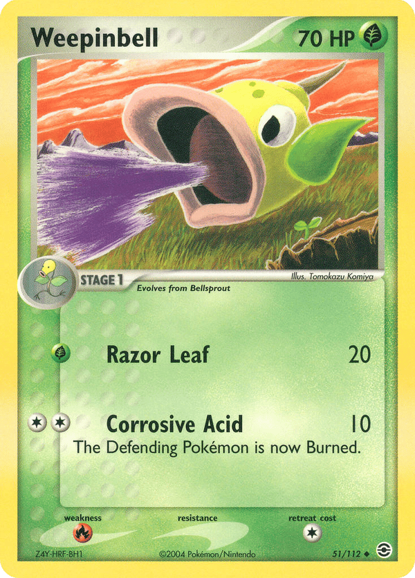 Weepinbell – Uncommon – FireRed & LeafGreen
