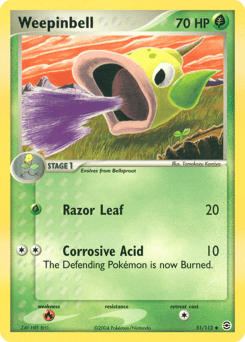 Weepinbell – Uncommon – FireRed & LeafGreen
