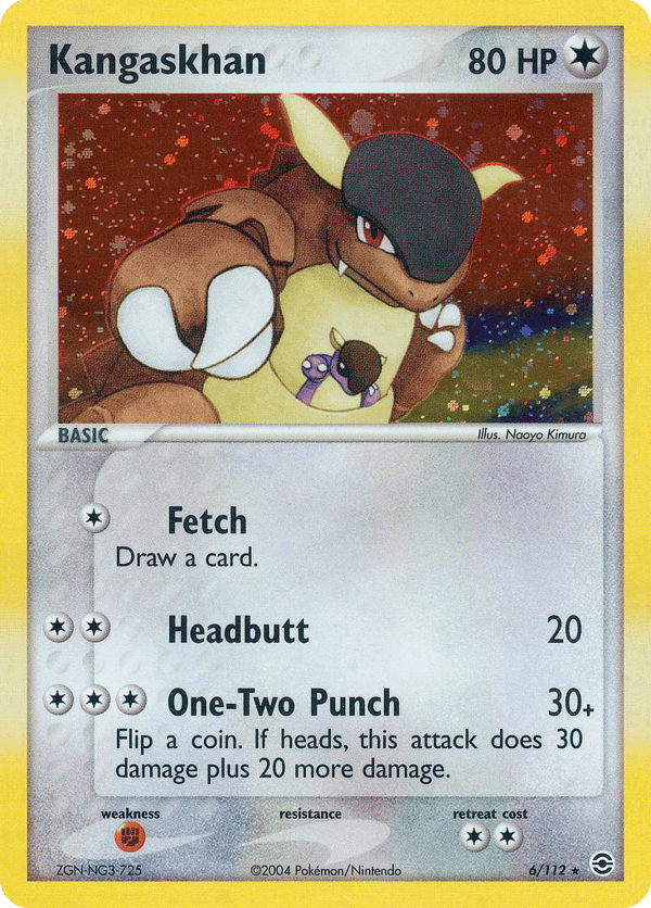 Kangaskhan – Rare Holo – FireRed & LeafGreen