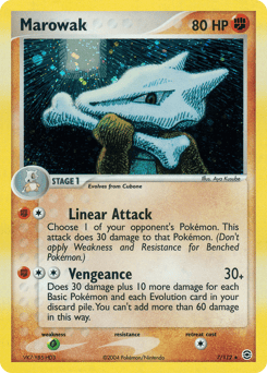 Marowak – Rare Holo – FireRed & LeafGreen