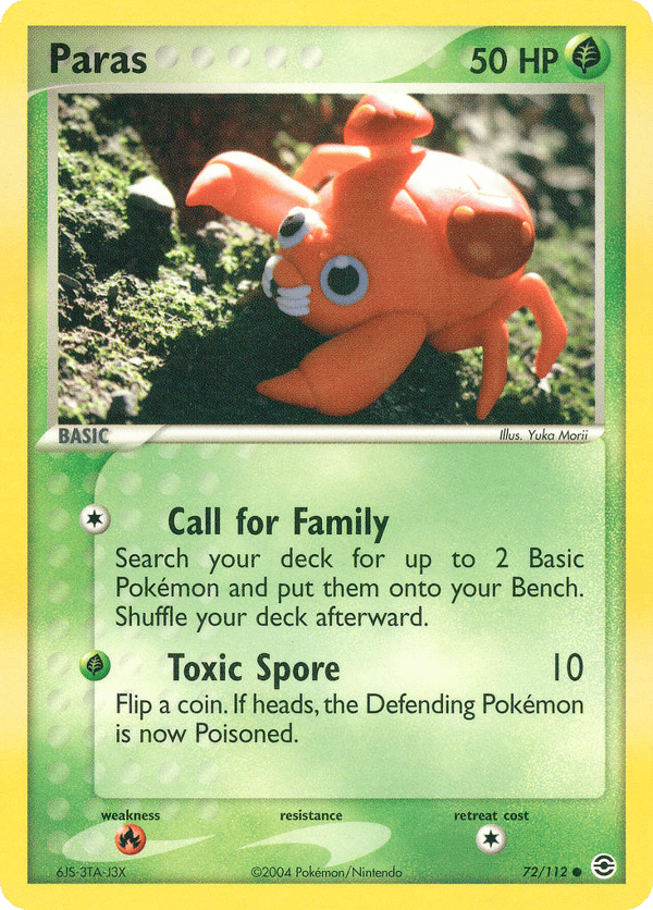 Paras – Common – FireRed & LeafGreen