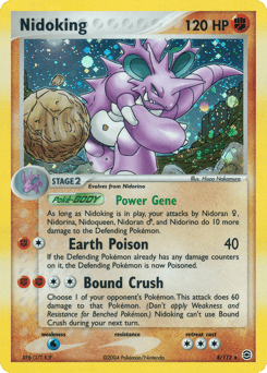 Nidoking – Rare Holo – FireRed & LeafGreen