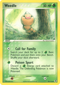 Weedle – Common – FireRed & LeafGreen