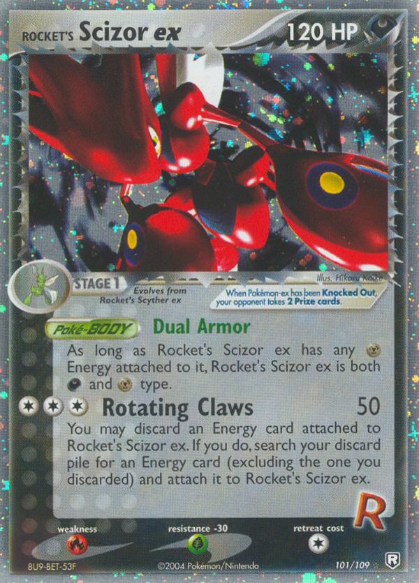 Rocket's Scizor ex – Team Rocket Returns