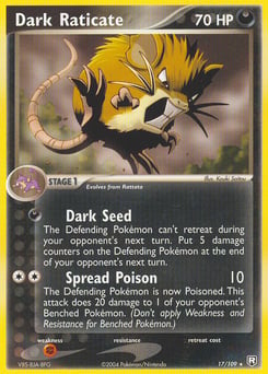 Dark Raticate – Rare – Team Rocket Returns