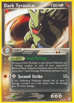 Dark Tyranitar – Rare – Team Rocket Returns