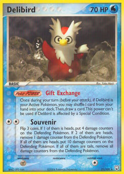 Delibird – Rare – Team Rocket Returns