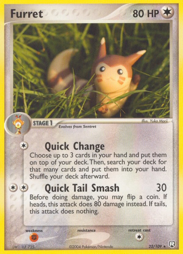 Furret – Rare – Team Rocket Returns