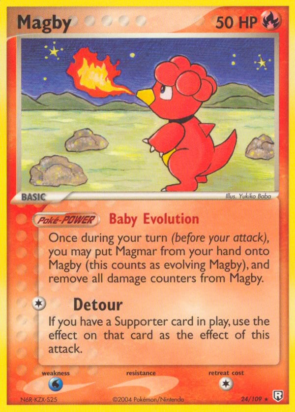 Magby – Rare – Team Rocket Returns