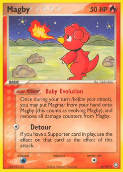 Magby – Rare – Team Rocket Returns