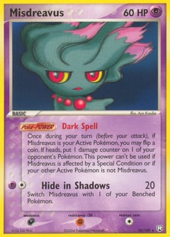 Misdreavus – Rare – Team Rocket Returns