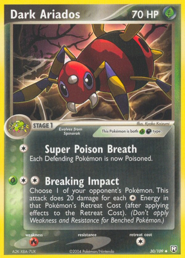 Dark Ariados – Uncommon – Team Rocket Returns