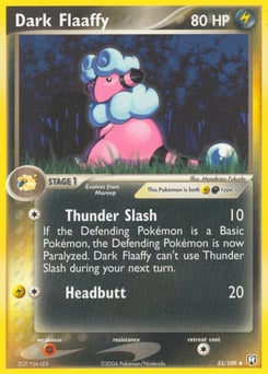 Dark Flaaffy – Uncommon – Team Rocket Returns