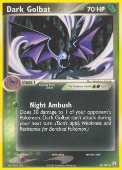 Dark Golbat – Uncommon – Team Rocket Returns