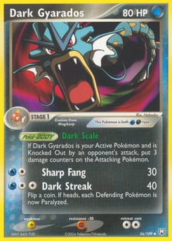 Dark Gyarados – Uncommon – Team Rocket Returns