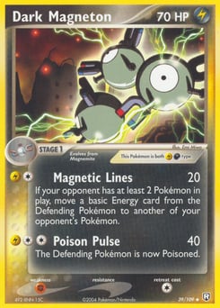 Dark Magneton – Uncommon – Team Rocket Returns