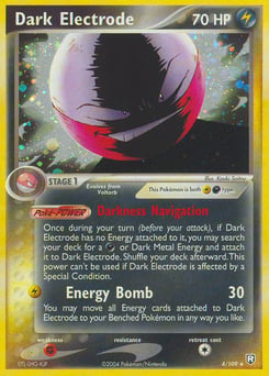 Dark Electrode – Rare Holo – Team Rocket Returns