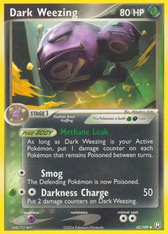 Dark Weezing – Uncommon – Team Rocket Returns