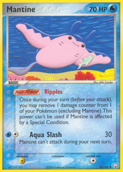 Mantine – Uncommon – Team Rocket Returns