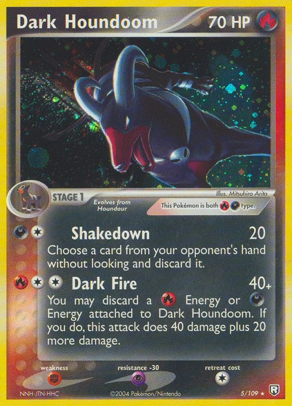 Dark Houndoom – Rare Holo – Team Rocket Returns